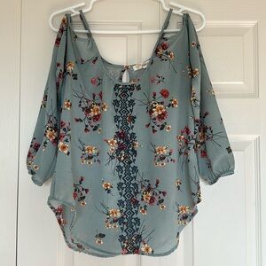 Off the Shoulder Floral Top